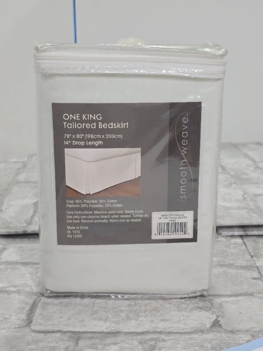 Smoothweave‎ 14-Inch drop length KING Tailored Bed Skirt